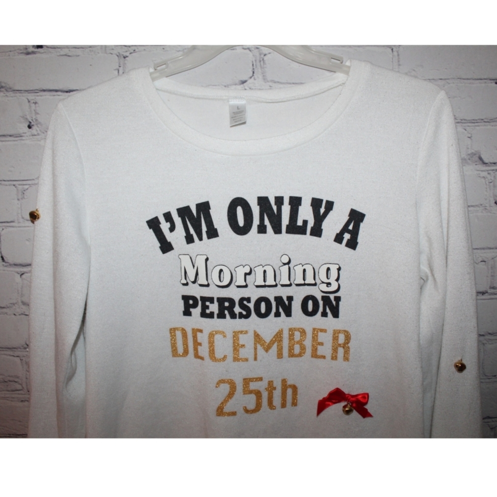 Women's Ugly Jingle Bell Christmas Sweater - Picture 6 of 15